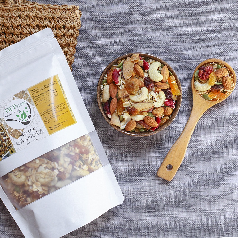 Ngũ Cốc Granola Nhiều Hạt Ăn Kiêng Healthy Đẹp Store Giảm Cân Tự Nhiên