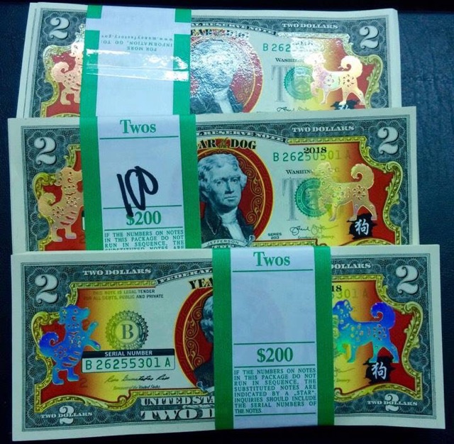 Tiền 2 đô mạ vàng ( mừng tuổi, biếu, tặng) | BigBuy360 - bigbuy360.vn