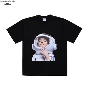 Áo thun ngắn tay cổ tròn ADLV Baby Face Black Astronaut Đen ADLV Nam Nữ