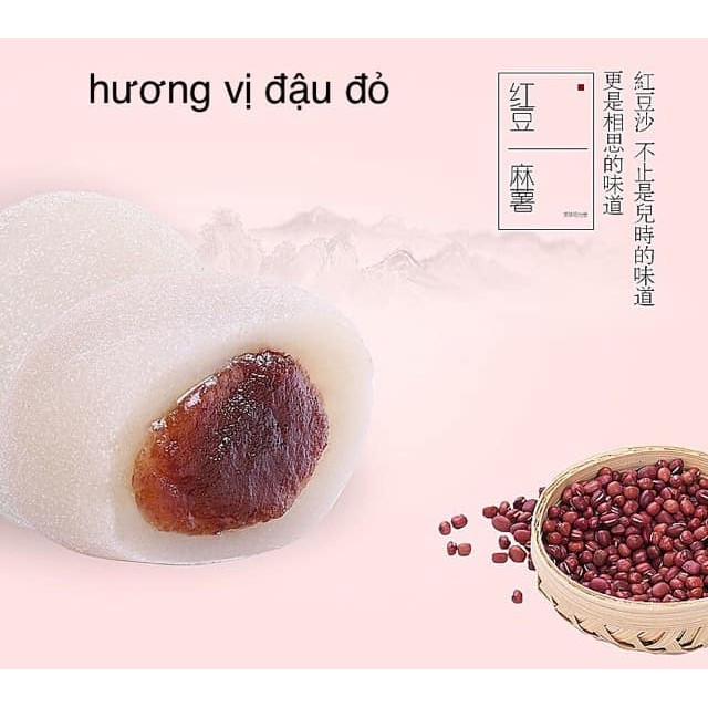 [siêu phẩm] 2kg BÁNH MOCHI TRÒN VỊ HOA QUẢ, HẠT (mix 6 vị)