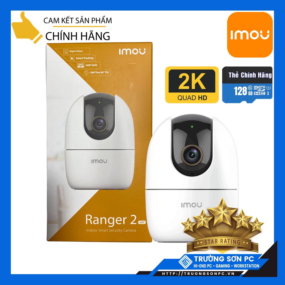 Camera IP Wifi EZVIZ IMOU A42P-D 4MP 2K 1440P/ A22EP-D 2M FULL HD 1080P | Kết Nối Wifi/ Lan