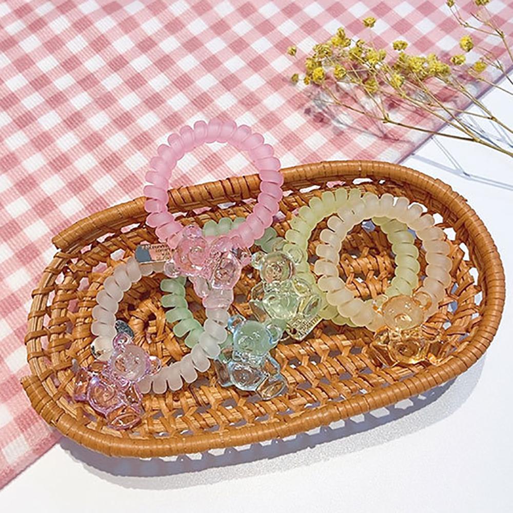 Dây Buộc Tóc Đuôi Ngựa Hình Gấu DANILO Ngọt Ngào Dễ Thương Phong Cách Hàn Quốc Cho Nữ