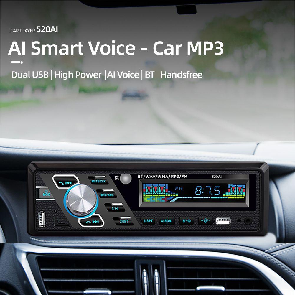 MYRONGVN Máy Phát MP3 12V FM / USB / AUX Âm Thanh Nổi Tích Hợp Bảng Điều Khiển Dành Cho Xe Hơi