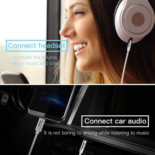 CÁP CHUYỂN ĐỔI ÂM THANH TYPE-C SANG 3.5 AUX AUDIO BASEUS M01