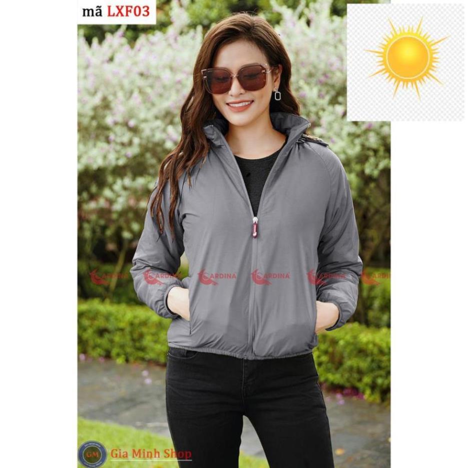 Áo Khoác Nữ, Áo Gió Nữ 2 Lớp Lót Lông Cừu CARDINA Cao Cấp Siêu Nhẹ, Siêu Ấm -gt3 HOT T2