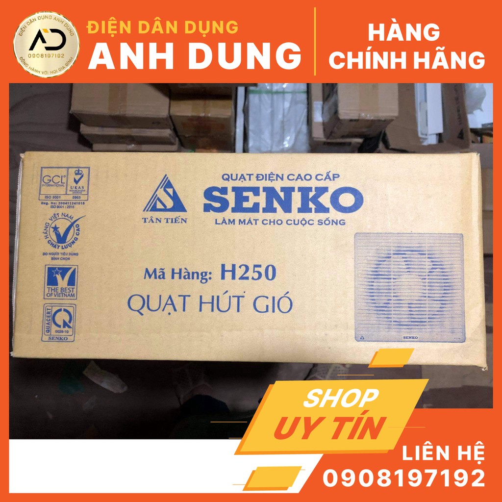 Quạt hút tường 2 chiều (hút và thổi) Senko H250