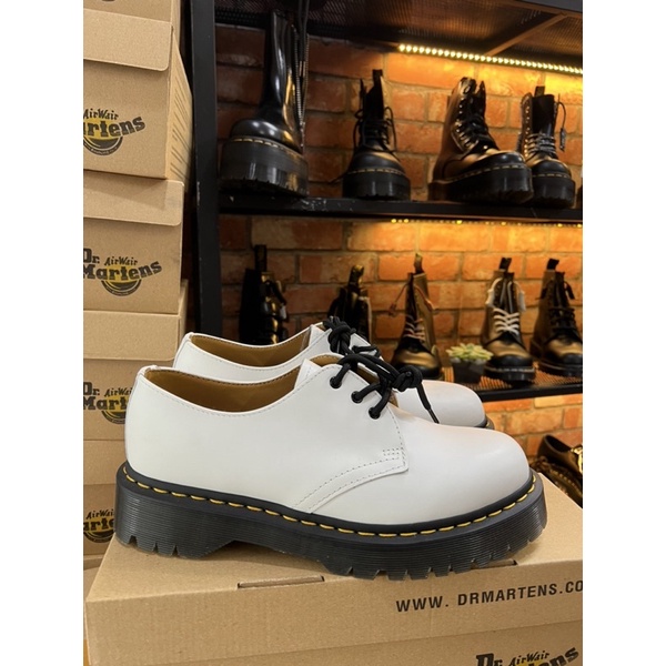 GIÀY DR 1461 BEX WHITE SMOOTH CHÍNH HÃNG