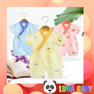 Bộ body ngắn tay body đùi bodysuit mẫu yukata cho bé trai bé gái sơ sinh H5.22