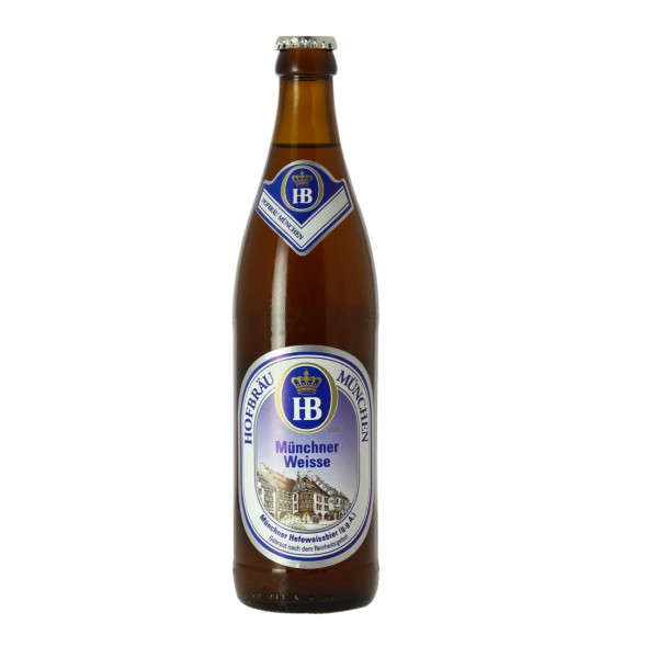 Bia Hofbrau Munchner Weisse 5,1% – Chai 500ml – Thùng 20 Chai