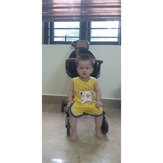 [Bé:8-27kg] Bộ Ba Lỗ Minky Mom, Vải Thun Lạnh Thoáng Mát Thiết Kế Mới  Cho Bé Trai, Bé Gái 0-8 Tuổi - Mã: BL-IN36