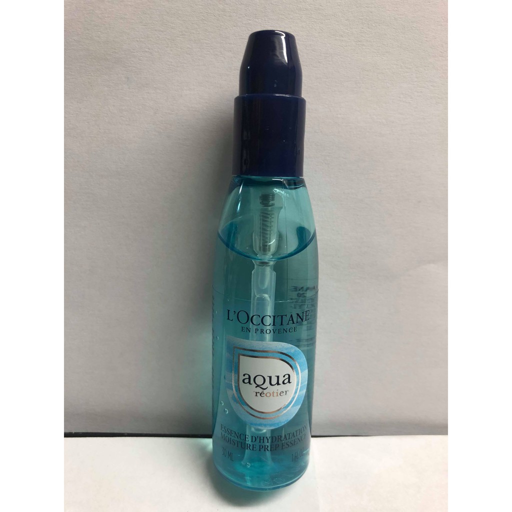 L'OCCTIANE AQUA Réotier Moisture Prep Essence 30ml unbox dưỡng da chuyên sâu