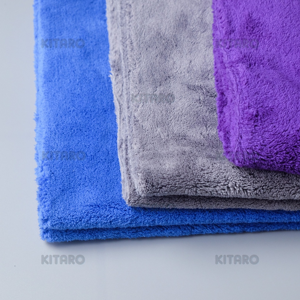 Khăn Microfiber Cao Cấp Siêu Mềm Mịn Thấm Hút Không Viền 40x40cm