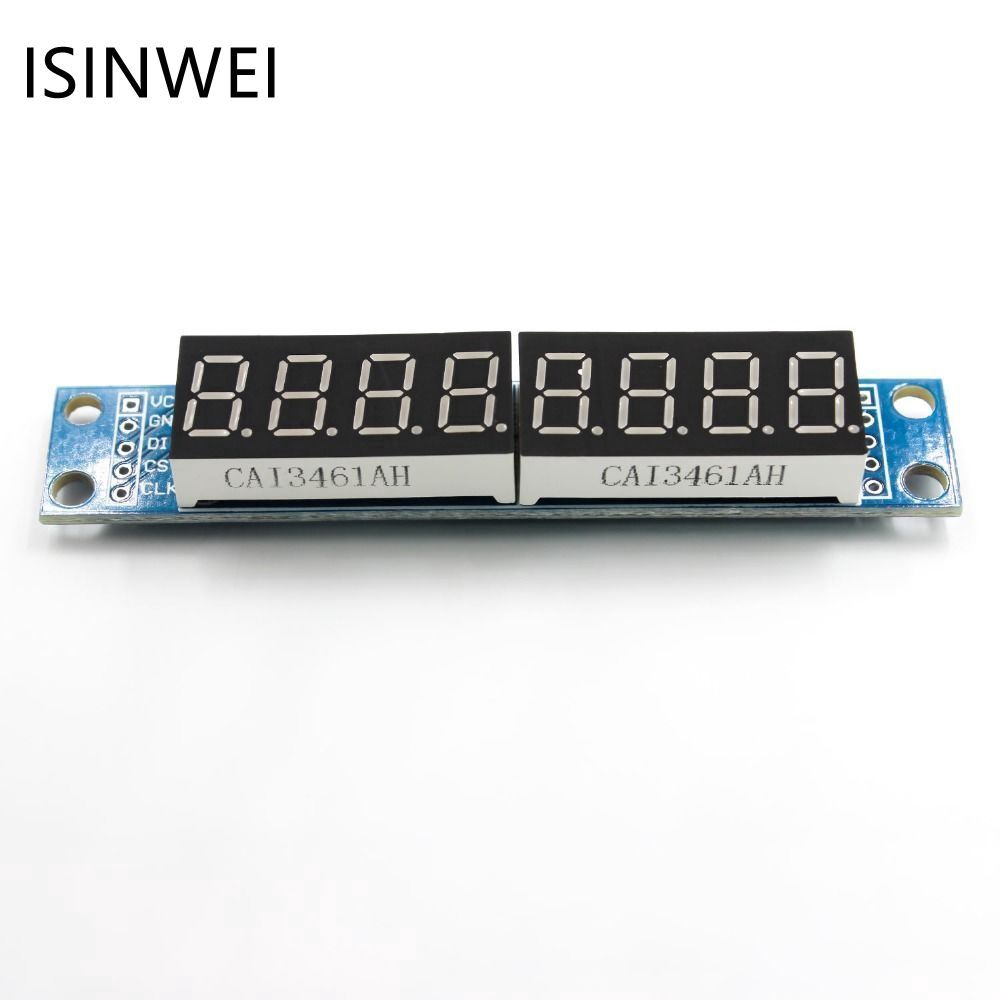 Mô Đun Điều Khiển Hiển Thị Max7219 Led Dot Matrix 8 Số 3.3v 5v