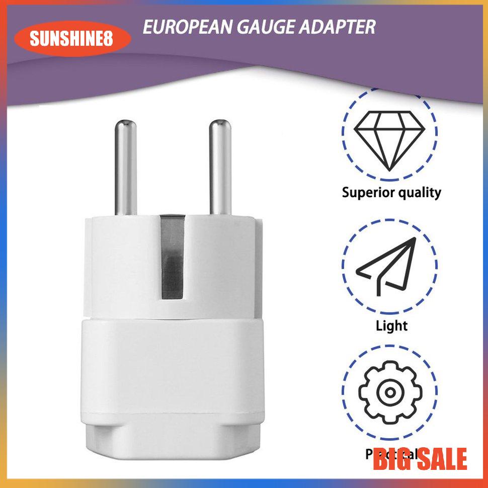 【SUN】[NEW]Universal AU US UK to EU AC Power Plug Travel Home Converter Adapter