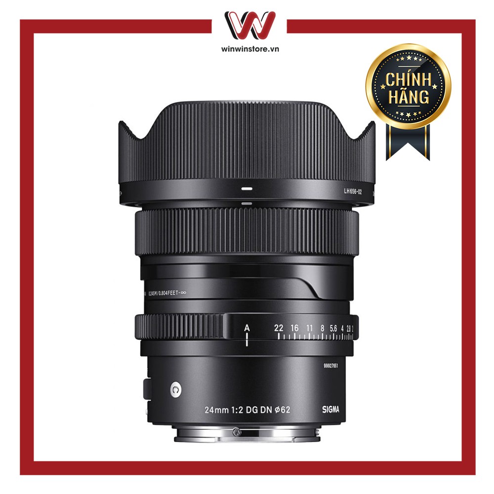 [Mã 154ELSALE2 giảm 7% đơn 300K] Ống kính Sigma 24mm F2 DG DN cho Sony E