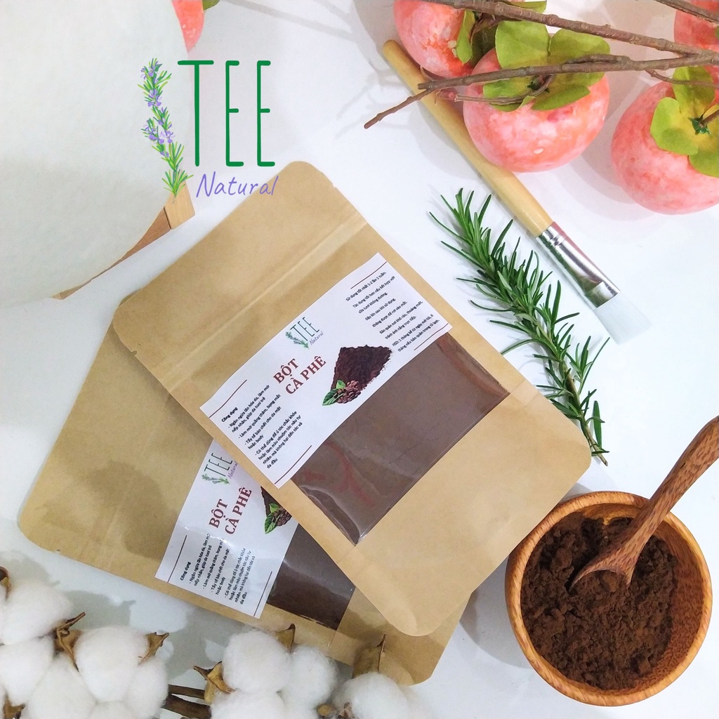 Bột Cà Phê ☕ FREE SHIP 🥑 TẶNG CỌ/QUE 😏100 gr Bột Cà Phê Nguyên Chất Handmade Tẩy tế bào chết