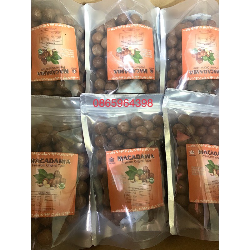 Hạt macca Úc vỏ nứt tự nhiên ăn liền 500g | BigBuy360 - bigbuy360.vn