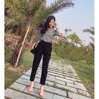 Quần baggy chun cạp sau