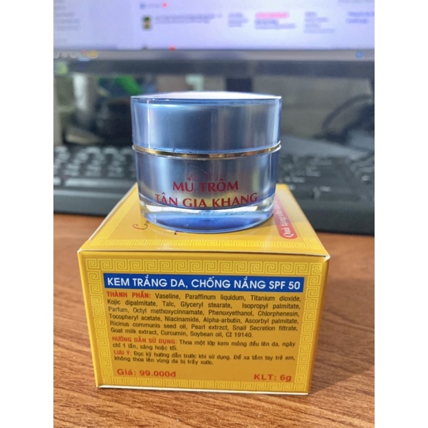 kem Mủ trôm trắng da- chống nắng hủ 6g