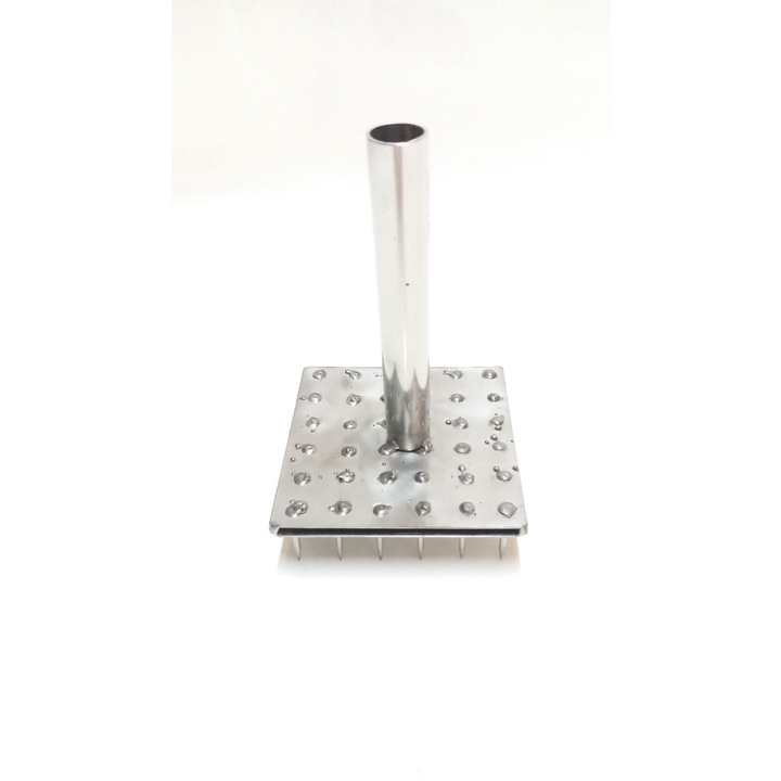 XĂM DA HEO INOX 2 LỚP VUÔNG LỚN.