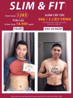 [MUA 1 TẶNG 12] Giảm cân Slim Fit Plus mẫu mới