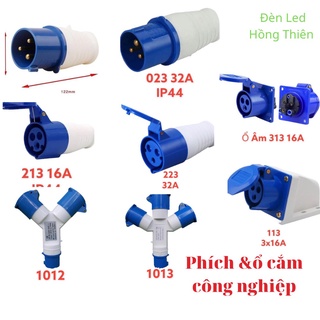 Phích cắm và ổ cắm công nghiệp 16a,32a