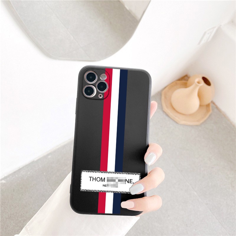 Ốp iphone - Ốp lưng iphone cạnh vuông Kẻ sọc dành cho ip 6 đến 14promax - E211
