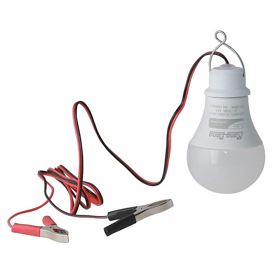 Bóng Đèn LED Kẹp Bình Ắc Quy 12V - 24V DC 7W / 9W Rạng Đông, ChipLED Samsung .