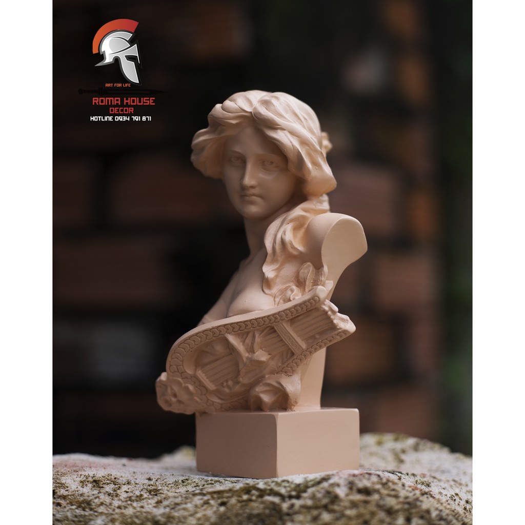 Tượng Nữ thần Hy Lạp SOFIA 15cm trang tri decor phong cách cổ điển