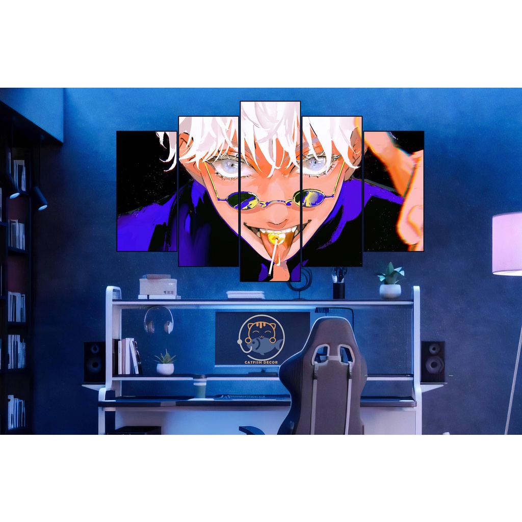 Tranh dán tường decor trang trí phòng anime CHÚ THUẬT HỒI CHIẾN - JUJUTSU KAISEN - Bộ 4