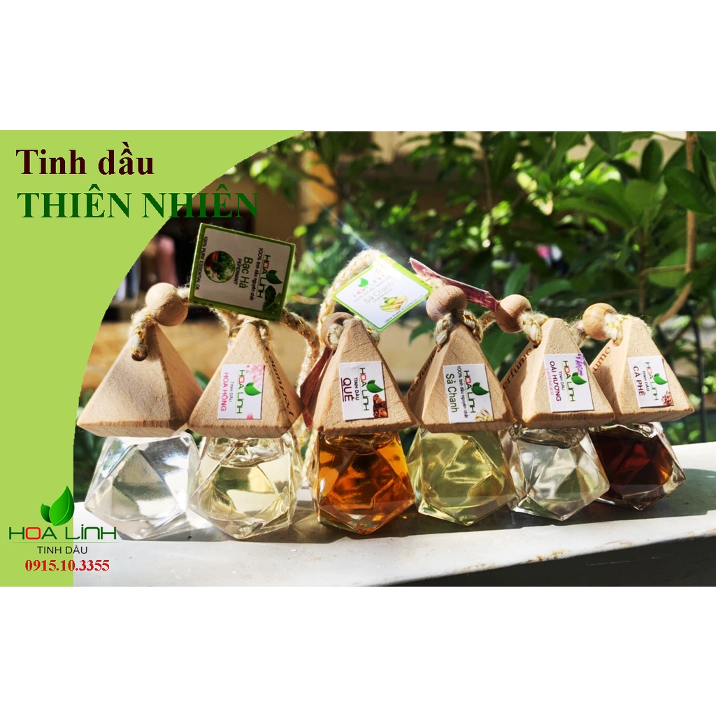 Tinh dầu treo xe oto hương SẢ CHANH - QUẾ - BẠC HÀ - TRÀM GIÓ giúp khử mùi, chống say xe - Hơn cả sự đẳng cấp