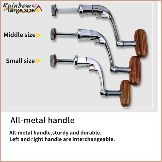 Tay Quay Máy Câu Cá Bằng Kim Loại Chất Lượng Cao