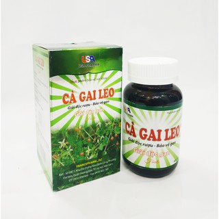 VIÊN UỐNG BỔ GAN CÀ GAI LEO - GIẢI ĐỘC GAN - HẠ MEN GAN - GAN NHIỄM MỠ - NGUYÊN LIỆU NHẬP KHẨU MỸ - LỌ 60 VIÊN