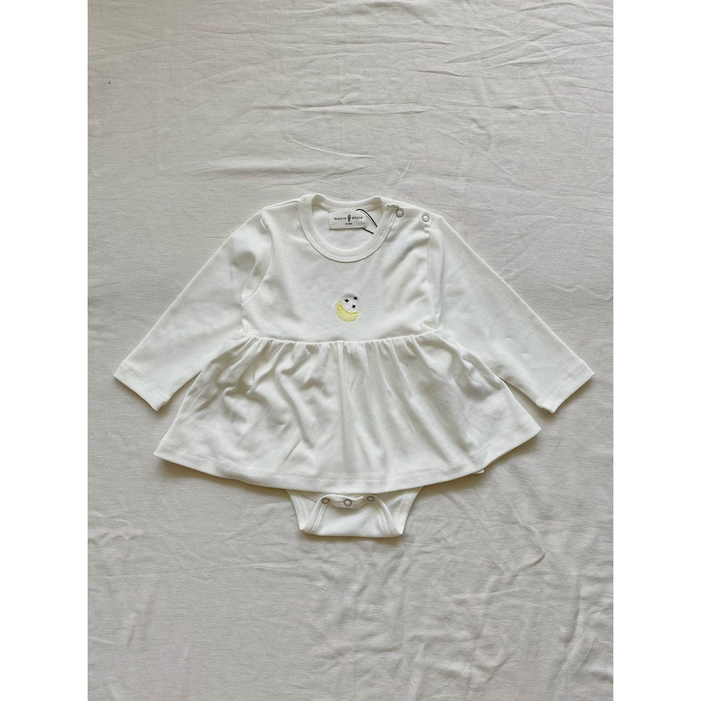 Baby Bodysuit Dress (Body Váy Vải Cotton Cao Cấp)