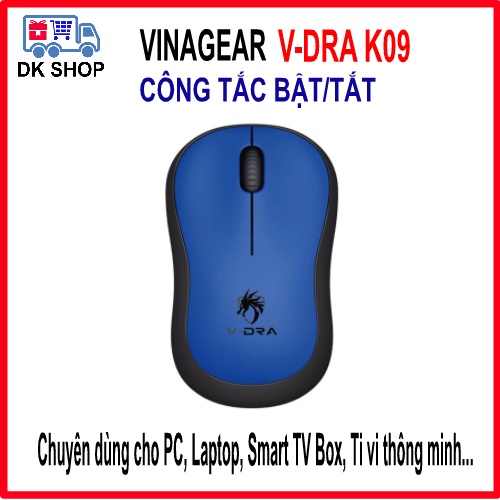 Chuột Không Dây VINAGEAR V-DRA K09 - Tặng Kèm Pin - Shop Còn Chuột V-DRA K08 - V-DRA K10 - V-DRA K11