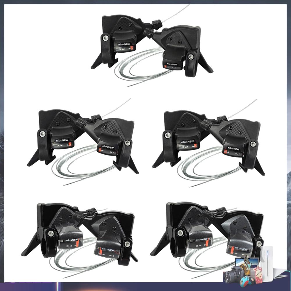 Bộ Cần Sang Số Có Dây Cáp Cho Xe Đạp Leo Núi Micronew 3 x 7/8/9/10/11