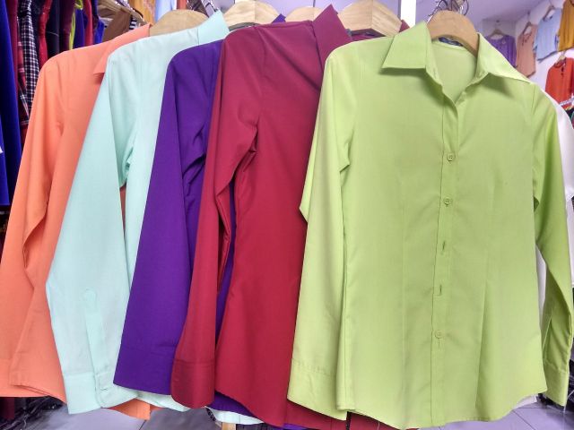 ÁO SƠ MI NỮ MAI AN VẢI KATE Ý CAO CẤP