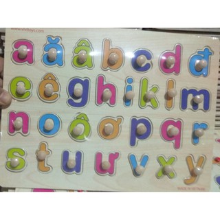 Bảng chữ cái tiếng Việt có núm vivitoys