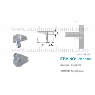 Chốt đỡ đợt gỗ- kính di động có đệm chống trượt