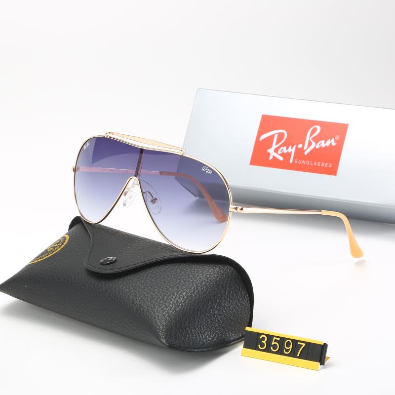 Aviator Ray-Ban_ chính hãng Kính râm 2021 Thời trang Hàn Quốc mới Kính râm nam nữ một mảnh Cặp đôi hợp thời trang Du lịch ngoài trời Kính râm lái xes