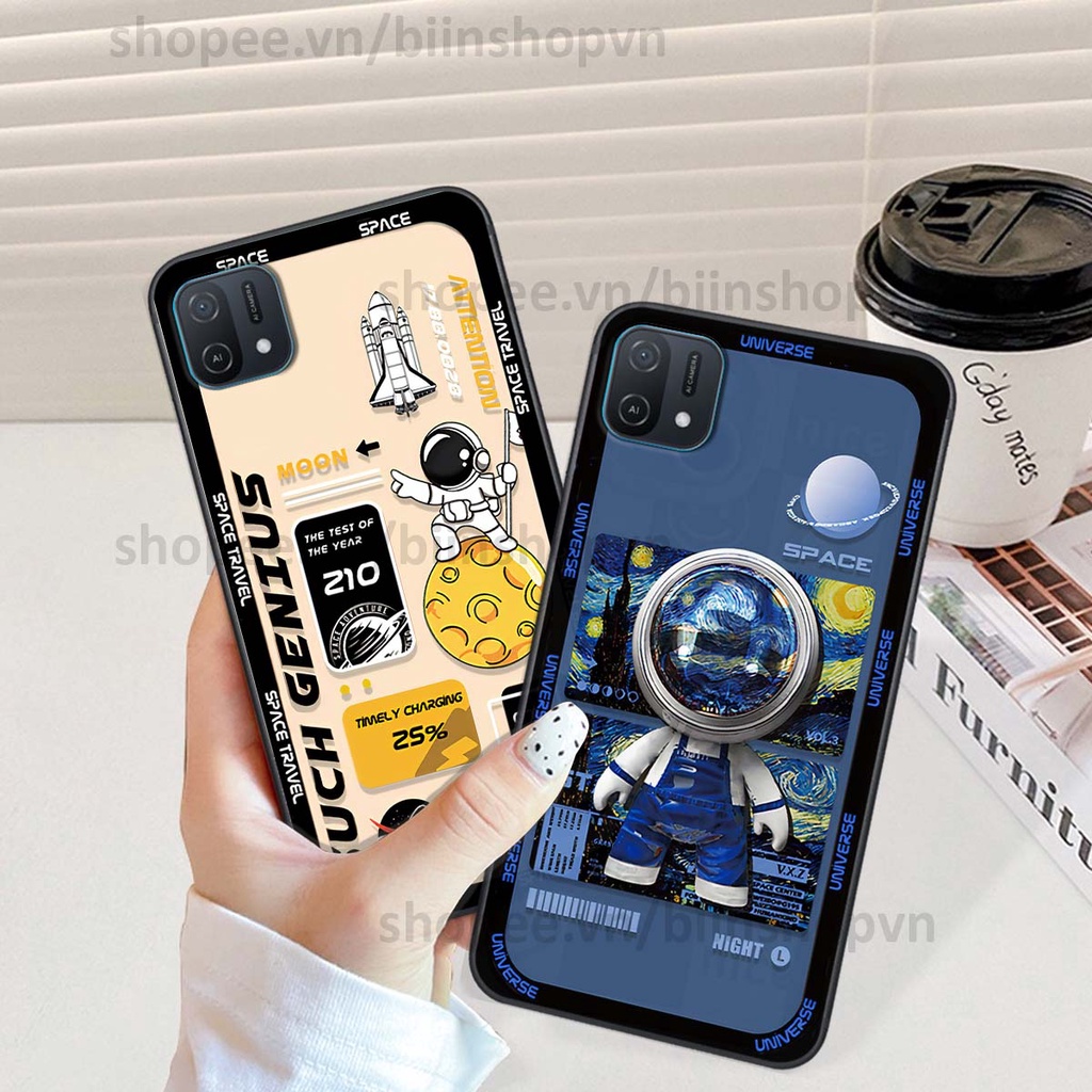 Ốp Oppo A16k phi hành gia vũ trụ space.x siêu đẹp, thời trang