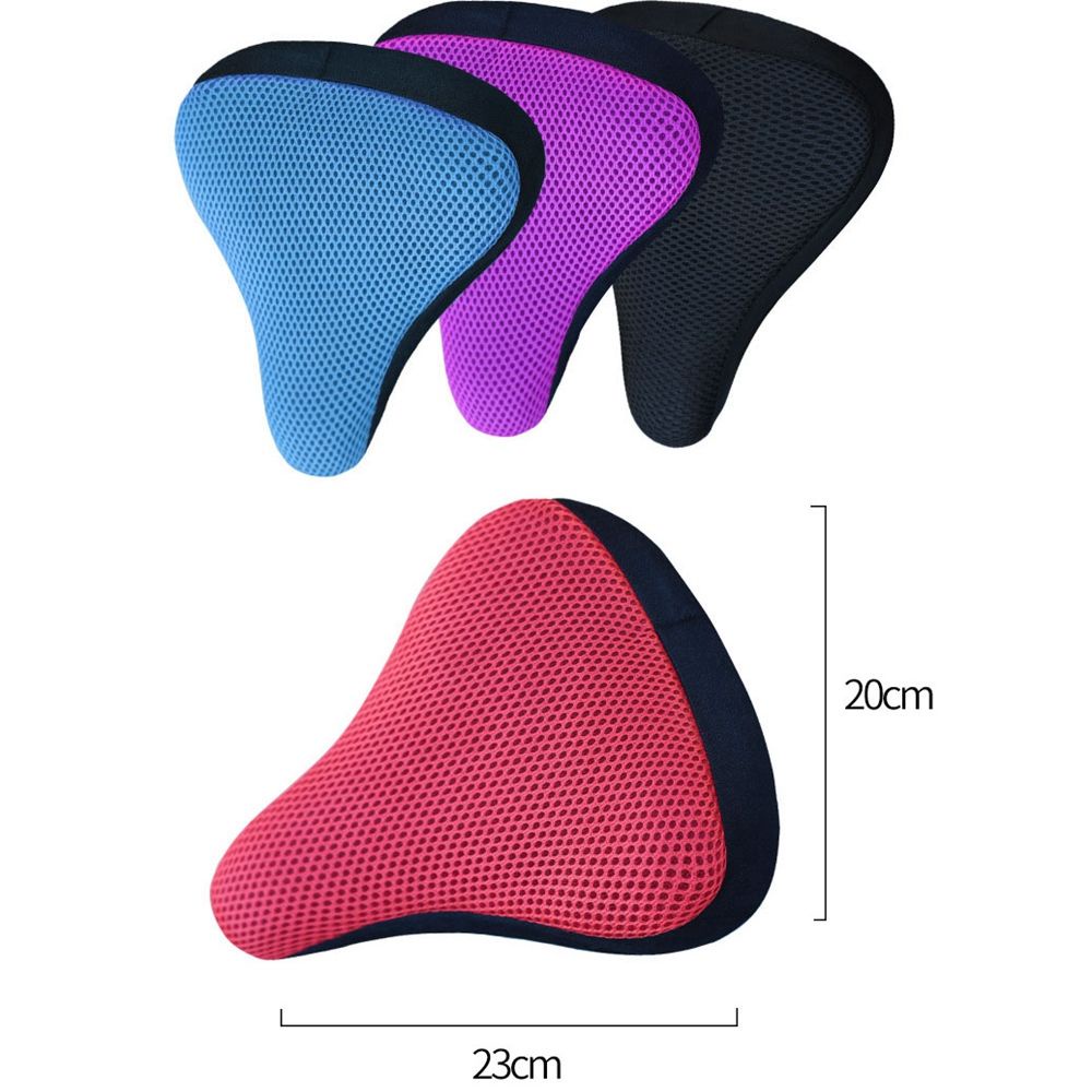 Yên Xe Đạp Bằng Silicon Mềm 3D Thoáng Khí Thoải Mái Có 6 Màu Sắc Chất Lượng Cao