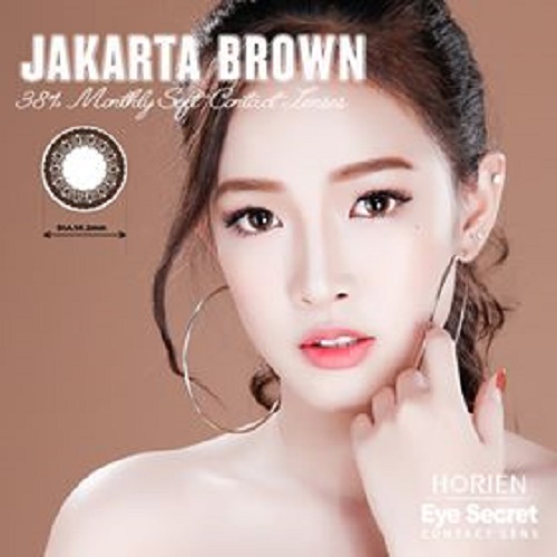 Kính áp tròng Eye Secret Contact lens màu JAKARTA BROWN