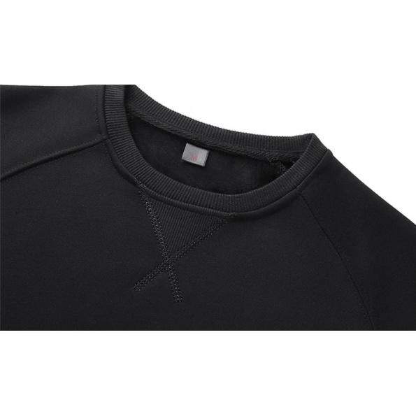 Áo Sweater Cotton Cổ Tròn Dáng Rộng Màu Sắc Tương Phản Thời Trang Xuân Thu Mới Cho Nam