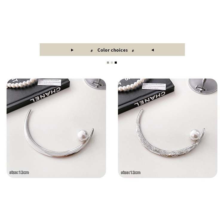 Trâm Cài Tóc Hình Mặt Trăng Phong Cách Hán Phục Cổ Điển Cho Nữ