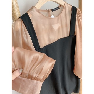 Váy yếm pha tay bồng TKV30 1994closet