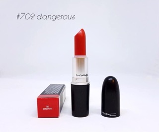 Son Mac 702 Dangerous Đỏ Cam fullsize
