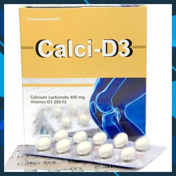 Calci-d3 viên uống bổ sung canxi và vitamin d3 ( hộp 100 viên ) h h b