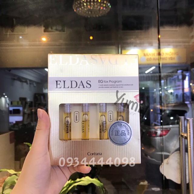 Serum tế bào gốc Eldas EG Tox Program Coreana mini 4 ống
