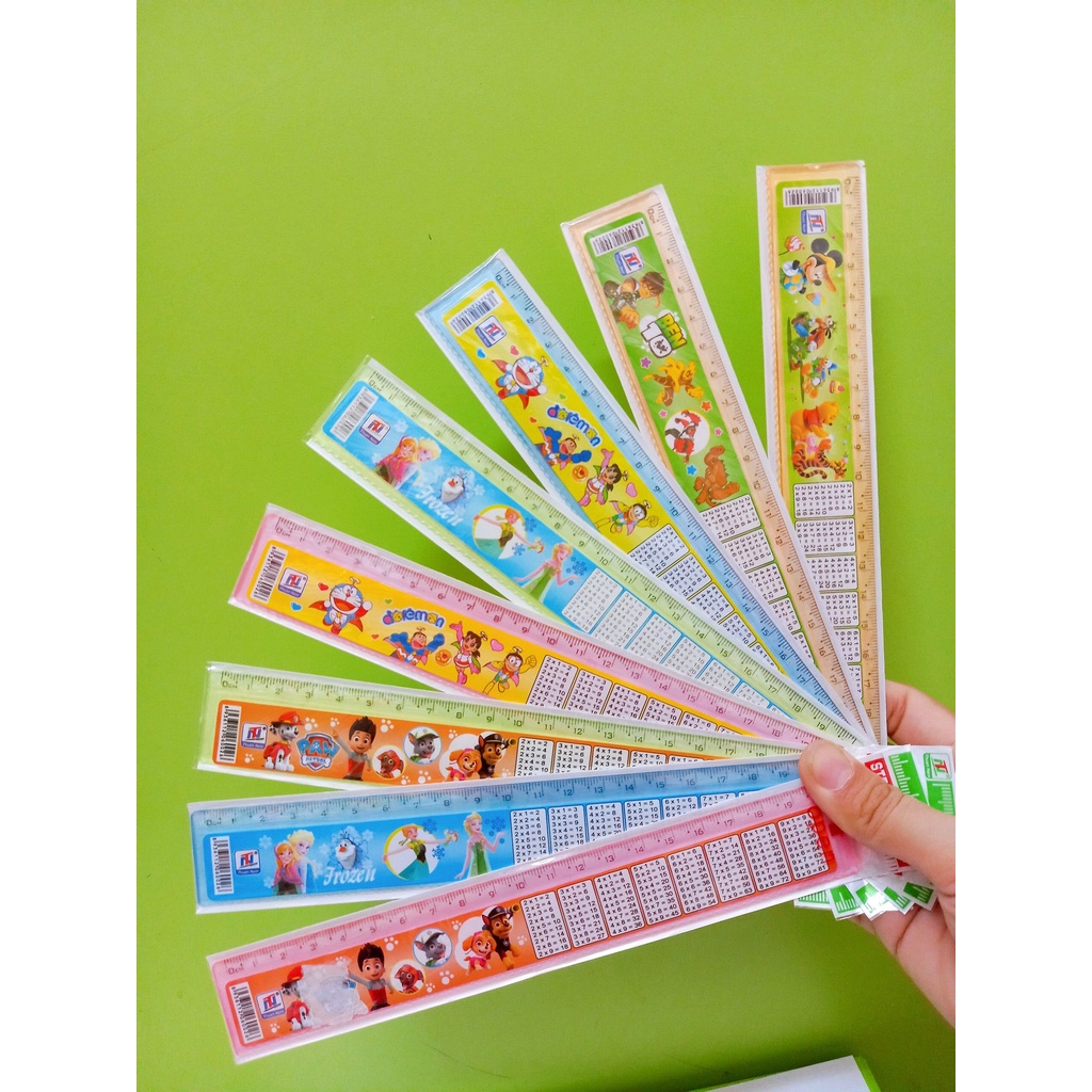 ( 10 Cây ) Thước Thẳng Cứu Chương 20 30 Cm Thuận Nam Camshop